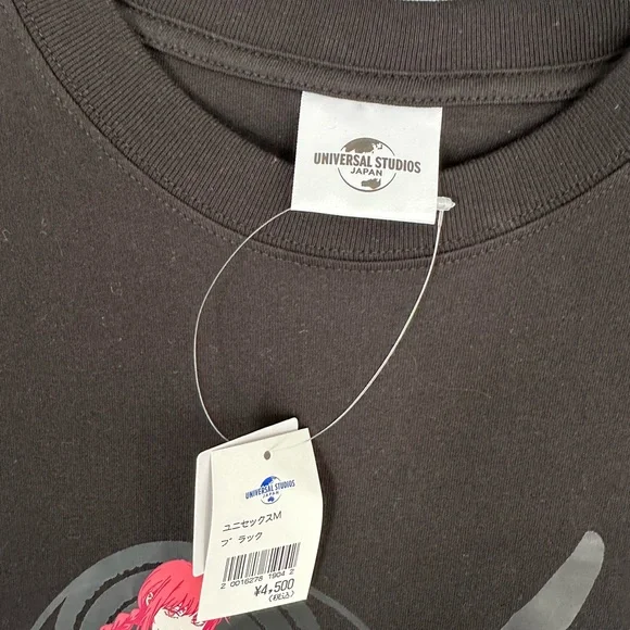 NWT Chainsaw Man Anime T-Shirt from Universal Studios Japan - Unisex M Black - Picture 8 of 10